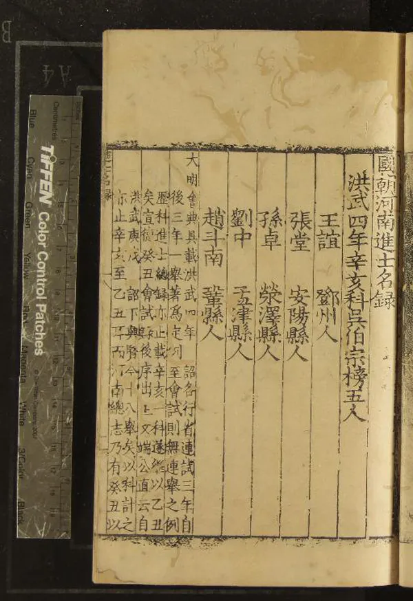 《國朝河南進士名錄一卷》作者：(明嘉靖)明李濂撰  刻本  PDF下载-汉笺公版书