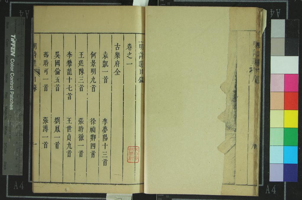 《皇明詩選十三卷》作者：(明崇禎)明李雯、陳子龍、宋徴輿撰  刻本  PDF下载-汉笺公版书