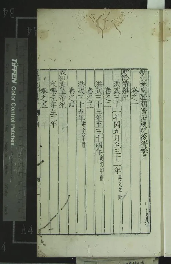 《皇明啓運錄八卷皇明歷朝資治通紀三十四卷》作者：(明)明陳建輯著  刻本  PDF下载-汉笺公版书
