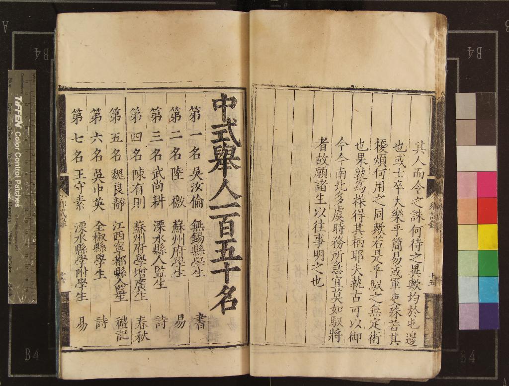 《隆慶四年應天府鄉試錄一卷》作者：(明隆慶)  刻本  PDF下载-汉笺公版书