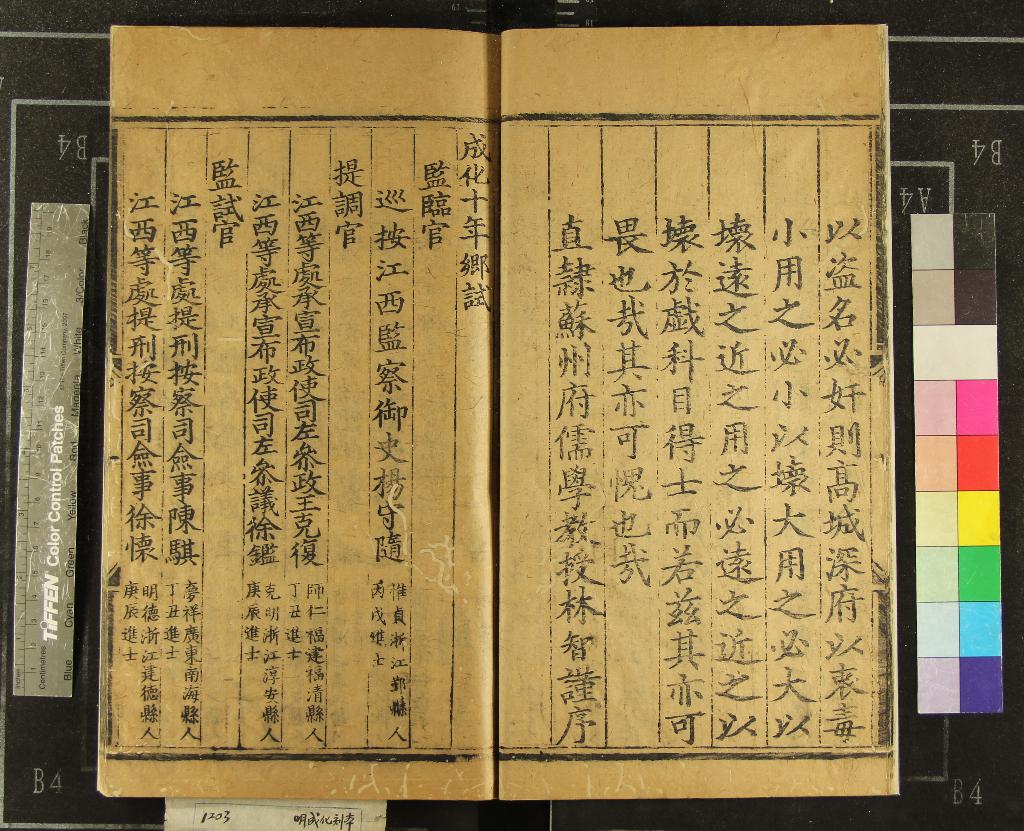 《成化十年江西鄉試錄一卷》作者：(明成化)  刻本  PDF下载-汉笺公版书