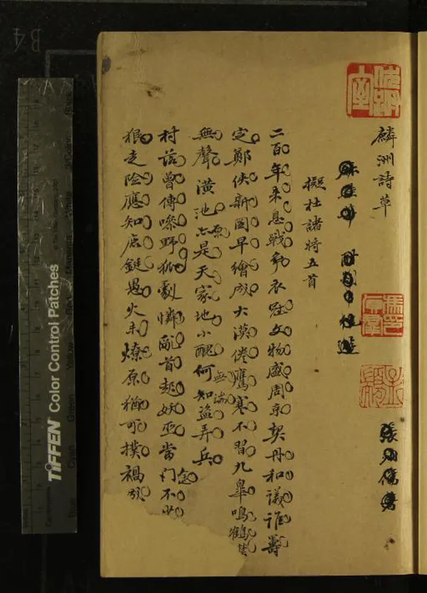 《麟洲詩草八卷》作者：(清)清張翊儁、撰  稿本  PDF下载-汉笺公版书