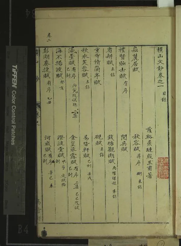 《橫山文鈔二十五卷》作者：(清)清裘璉著  抄本  PDF下载-汉笺公版书