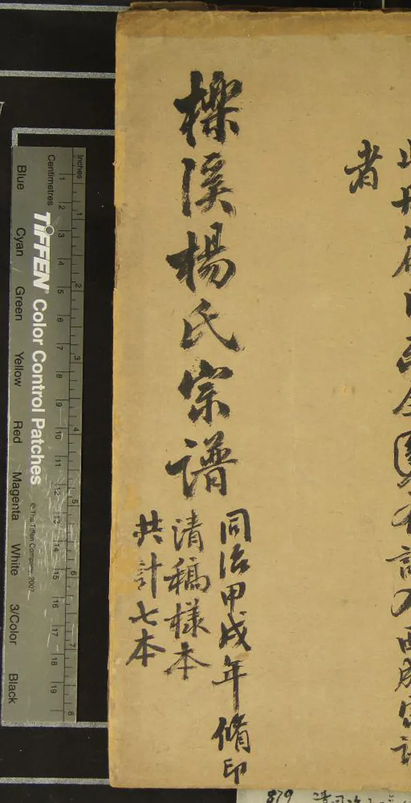 《[浙江鄞縣]櫟溪楊氏宗譜二十卷首一卷》作者：(清道光)清楊濂纂修  活字本  PDF下载-汉笺公版书