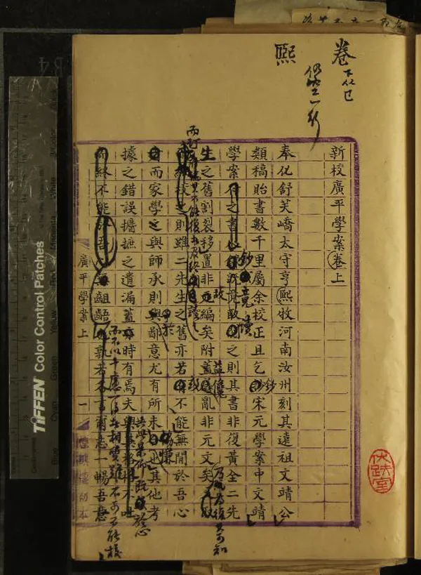 《新校廣平學案二卷》作者：(清)宋舒璘撰、清黃宗羲輯、清全祖望修補、清徐時棟校正幷鈔；舒文靖公類稿附錄一卷、清徐時棟輯校  稿本  PDF下载-汉笺公版书