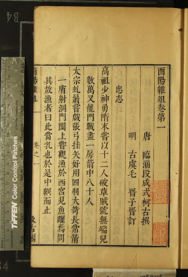 《酉陽雜俎二十卷續集十卷》作者：(明崇禎)唐段成式撰、明毛晉訂  刻本  PDF下载-汉笺公版书