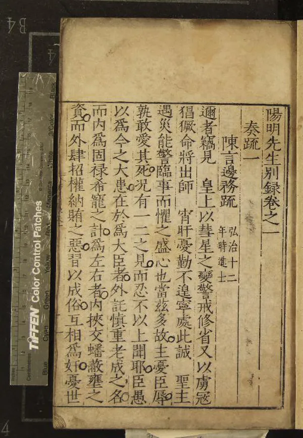 《陽明先生文錄五卷外集九卷別錄十卷》作者：(明嘉靖)明王守仁撰  刻本  PDF下载-汉笺公版书