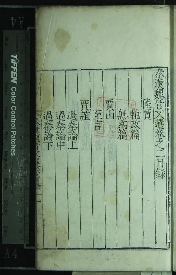 《秦漢魏晉文選十卷》作者：(明嘉靖)明佘震啓、鄭玄撫輯、明洪廷論校刊  刻本  PDF下载-汉笺公版书