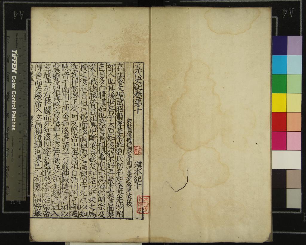 《五代史記七十四卷》作者：(明嘉靖)宋歐陽脩撰、宋徐無黨注、明汪文盛、高瀫、傅汝舟校  刻本  PDF下载-汉笺公版书