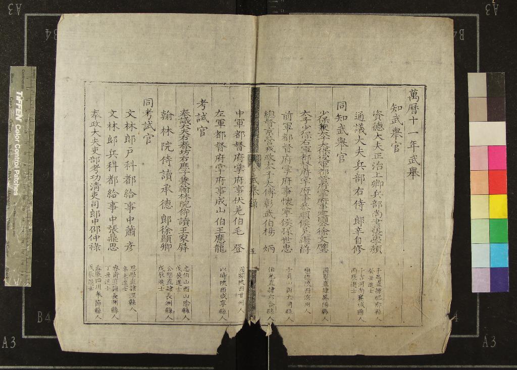 《萬曆十一年武舉錄一卷》作者：(明萬曆)  刻本  PDF下载-汉笺公版书