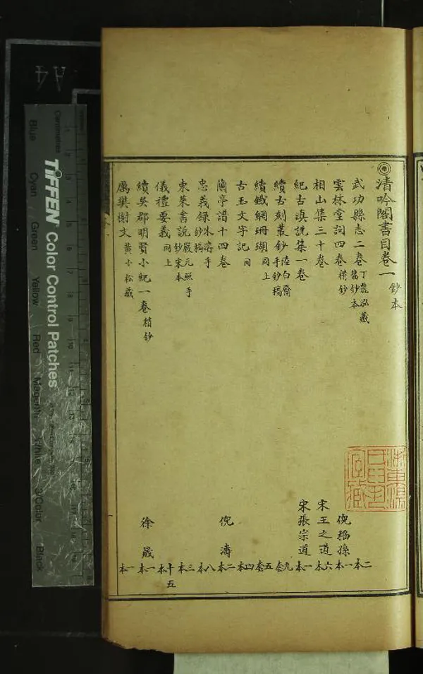 《清吟閣書目四卷》作者：(民國)清瞿世瑛手訂  石印本  PDF下载-汉笺公版书