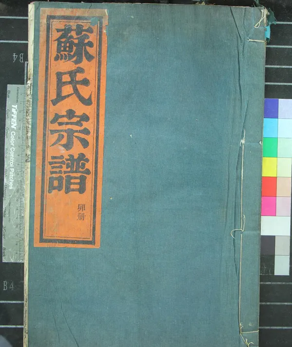 《[浙江鄞縣]鄞竹莊蘇氏宗譜三卷》作者：(民國)民國胡德坊等纂修  木活字印本  PDF下载-汉笺公版书
