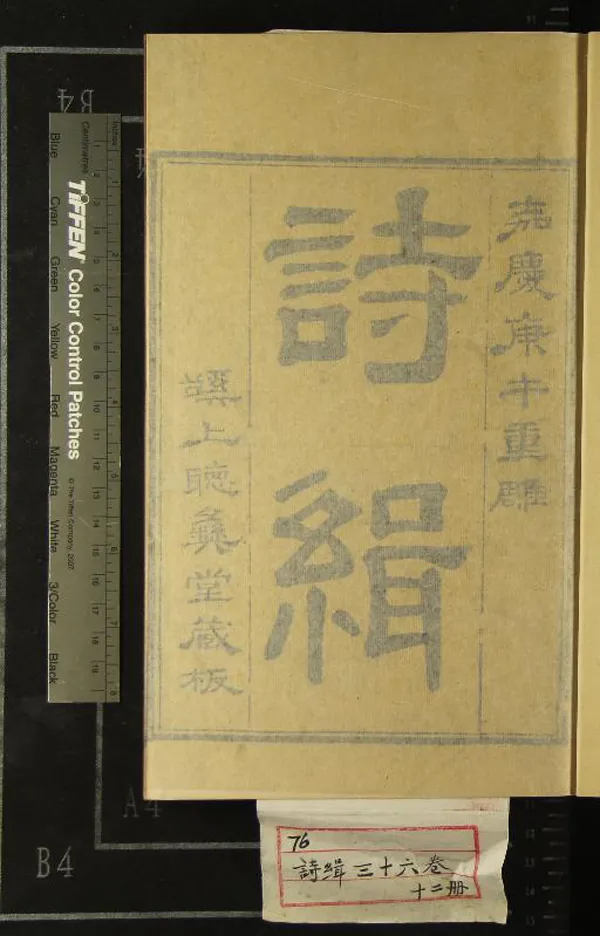 《詩緝三十六卷》作者：(清嘉慶)宋嚴粲述  刻本  PDF下载-汉笺公版书