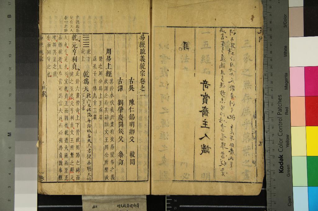 《易經疏義統宗三卷》作者：(明)明陳仁錫較閱、明劉肇慶叅訂  刻本  PDF下载-汉笺公版书