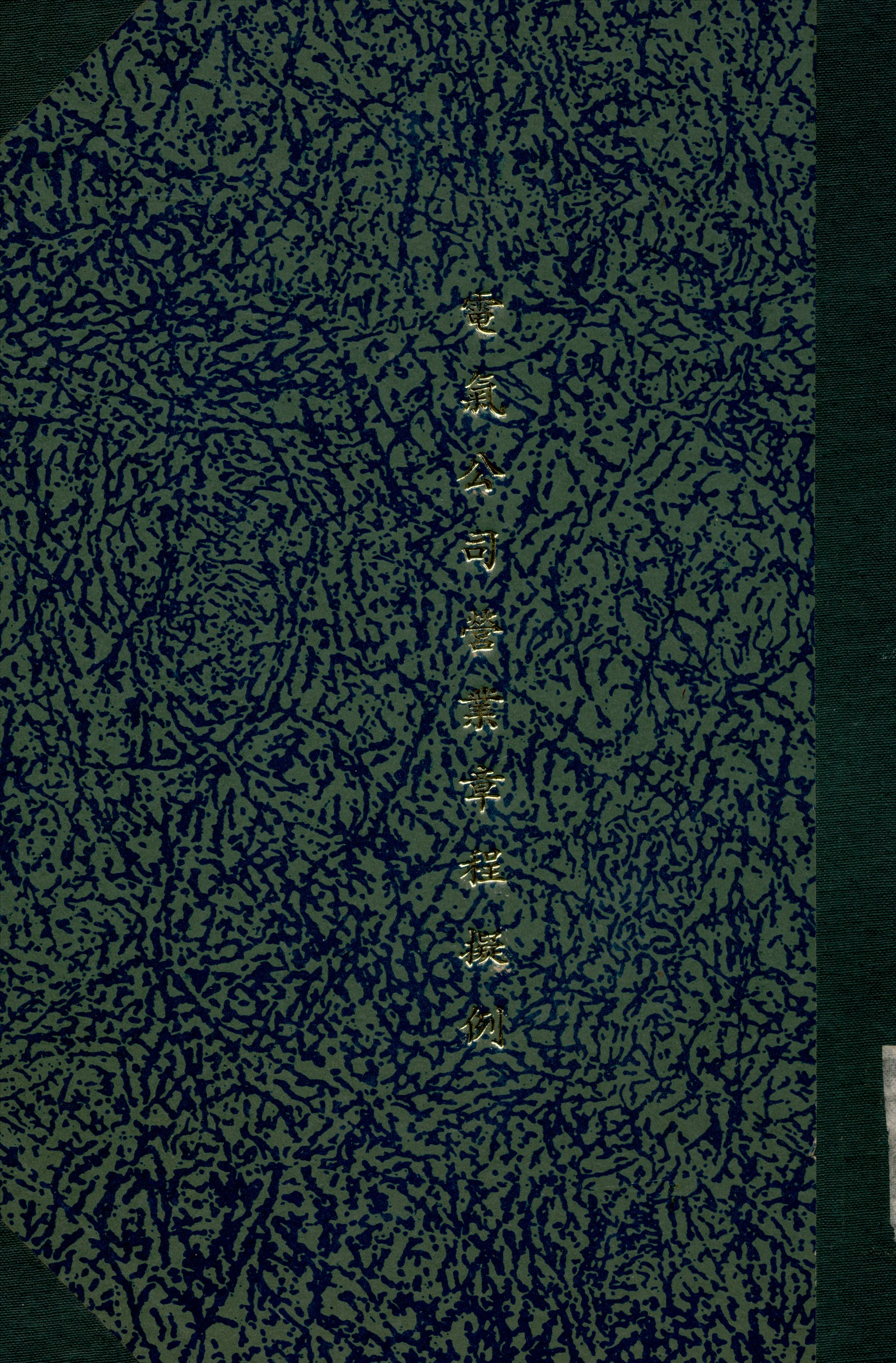 《電氣公司營業章程擬例》 作者:建設委員會 全國電氣事業指導委員會 編 1933年  PDF下载-汉笺公版书