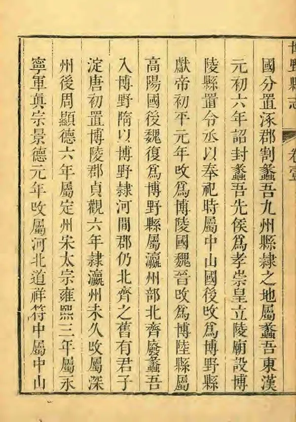 《博野縣誌》编撰：吴鏊 尹启铨 清乾隆32年[1767] PDF下载-汉笺公版书