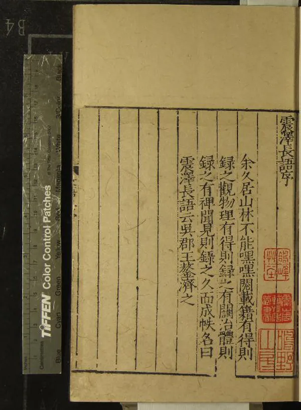 《震澤先生別集四種（存一種）》作者：(明萬曆)明王永熙輯  刻本  PDF下载-汉笺公版书