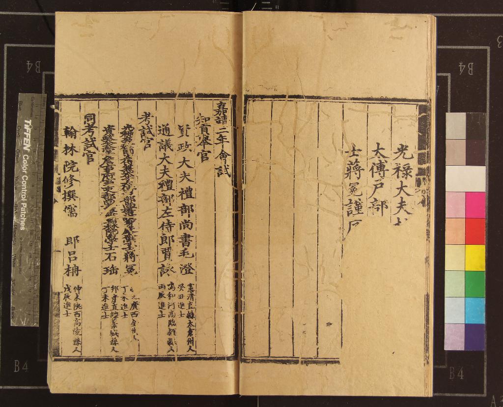 《嘉靖二年會試錄一卷》作者：(明嘉靖)  刻本  PDF下载-汉笺公版书