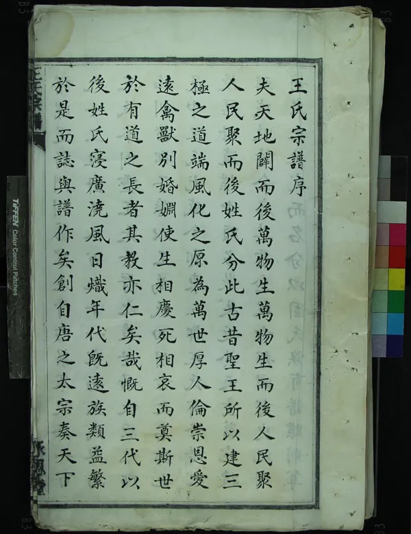 《[浙江鄞州]鄞東五都王氏宗譜不分卷》作者：(清道光)清王以成等纂修  抄本  PDF下载-汉笺公版书