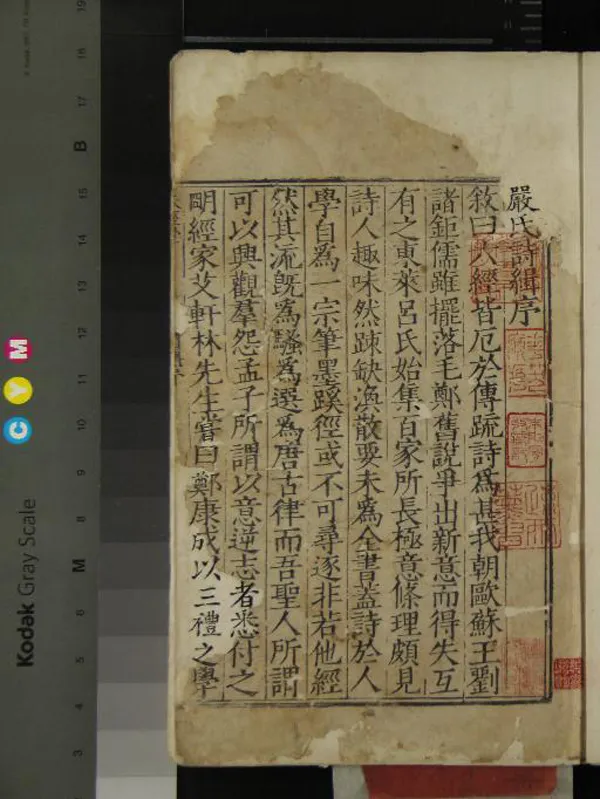 《詩緝三十六卷》作者：(明)宋嚴粲述  刻本  PDF下载-汉笺公版书