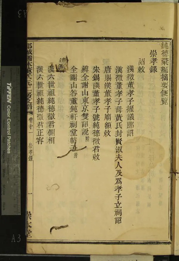 《[浙江寧波]鄞城儒林董氏元二房支譜□卷》作者：(清)  活字本  PDF下载-汉笺公版书