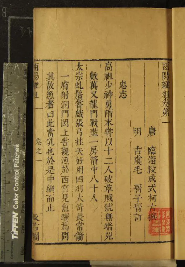 《酉陽雜俎二十卷續集十卷》作者：(明崇禎)唐段成式撰、明毛晉訂  刻本  PDF下载-汉笺公版书