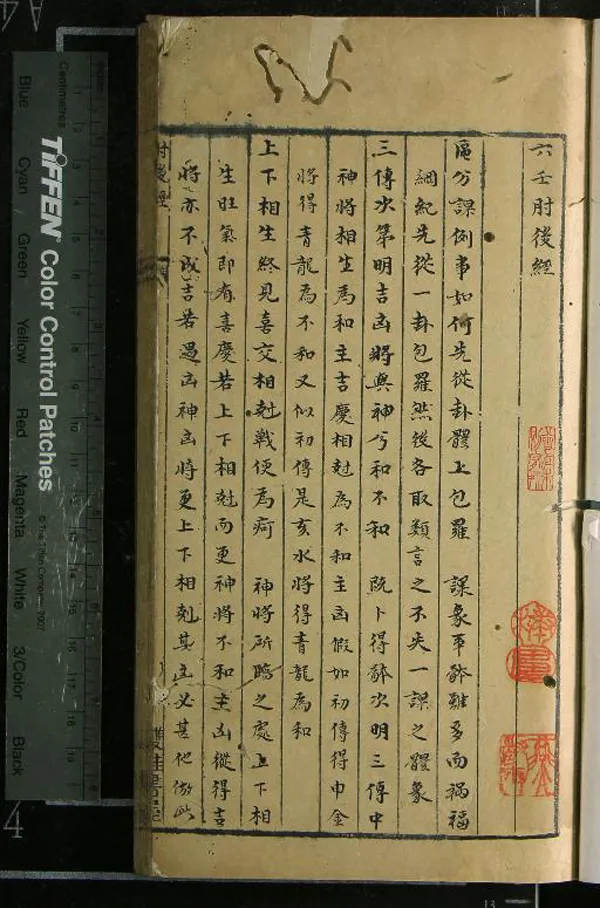 《六壬肘後經一卷》作者：(清)  抄本  PDF下载-汉笺公版书