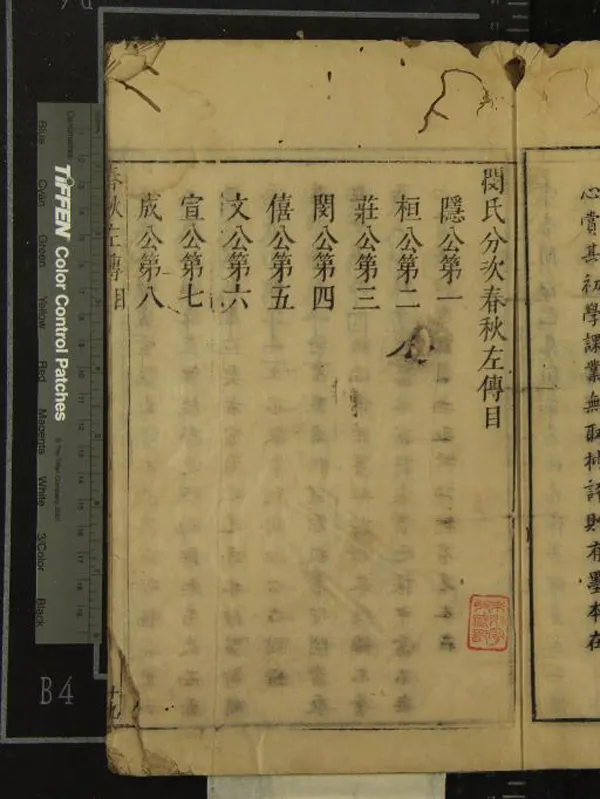 《春秋左傳十五卷》作者：(明萬曆)明孫月峰孫鑛批點  朱墨套印本  PDF下载-汉笺公版书