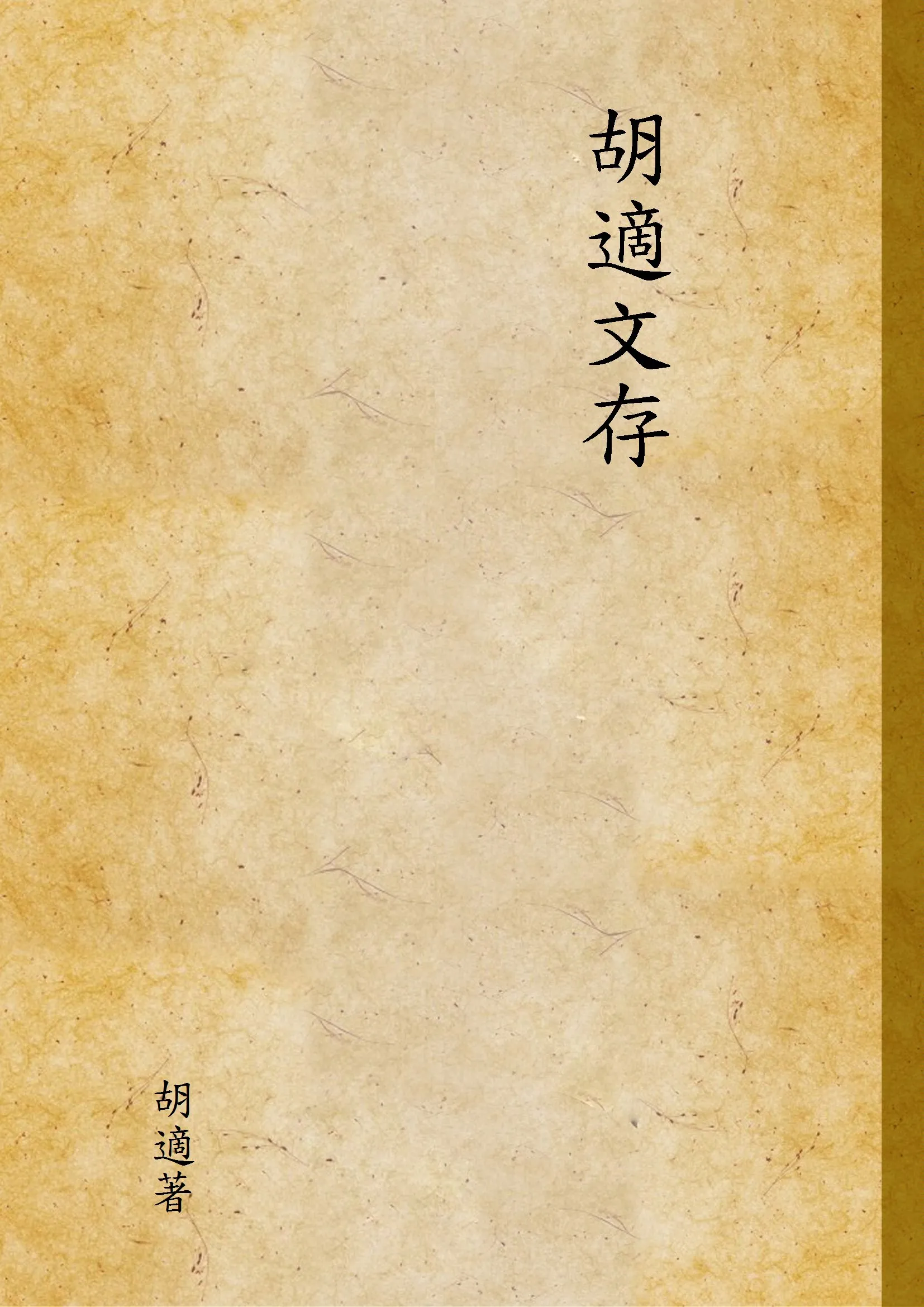 《胡適文存》 作者:胡適著 1921年  PDF下载-汉笺公版书