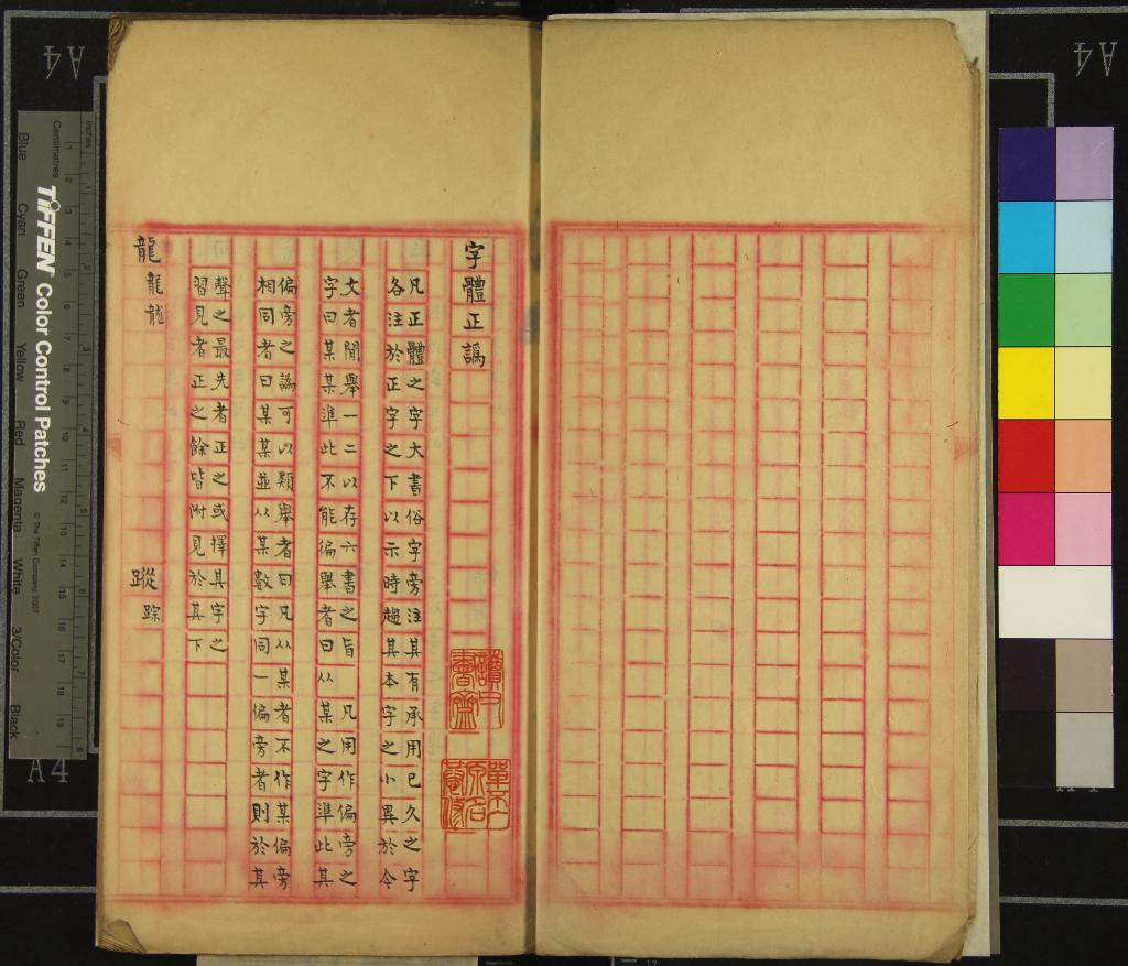 《字體正訛一卷》作者：(民國)民國單丕著  稿本  PDF下载-汉笺公版书