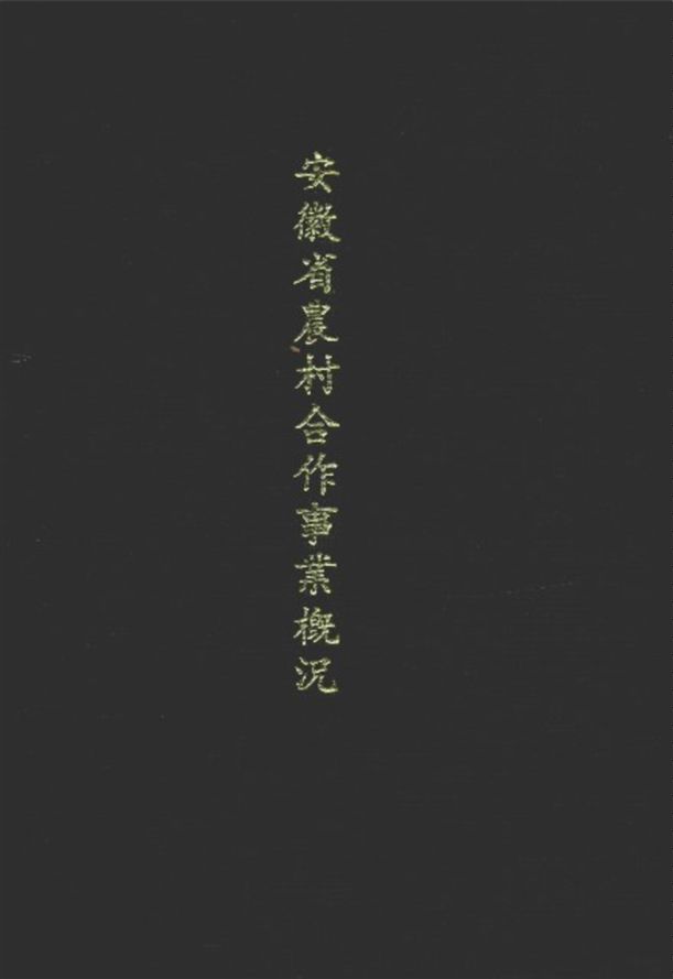 《安徽省農村合作事業概況》 作者:安徽省 農村合作委員會 編 1936年  PDF下载-汉笺公版书