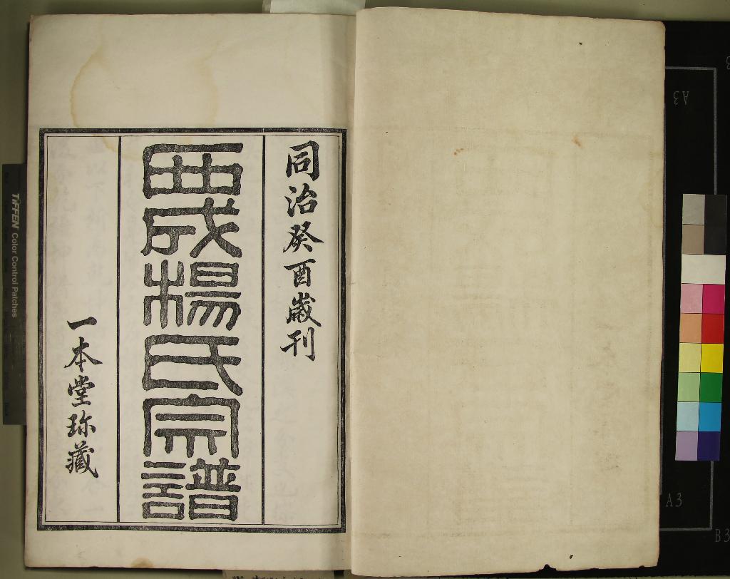 《[浙江鄞縣]西成楊氏宗譜九卷首一卷》作者：(清同治)清楊濂纂修  活字本  PDF下载-汉笺公版书