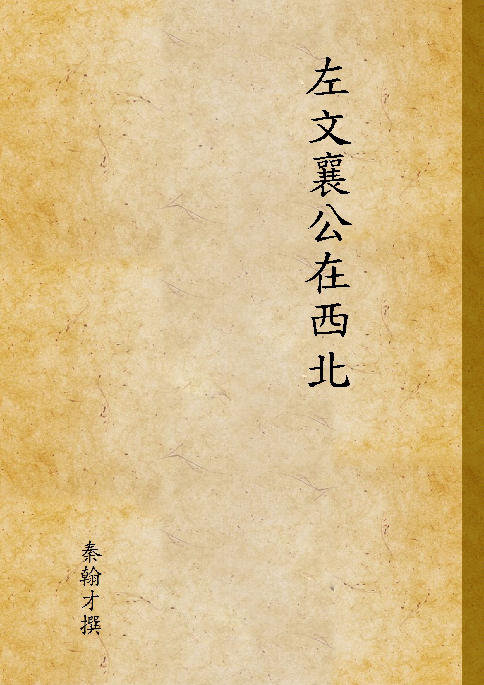 《左文襄公在西北》 作者:秦翰才撰 1946年  PDF下载-汉笺公版书