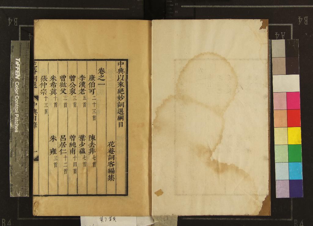 《詞苑英華（存三種）》作者：(明崇禎)明毛晉編  刻本  PDF下载-汉笺公版书