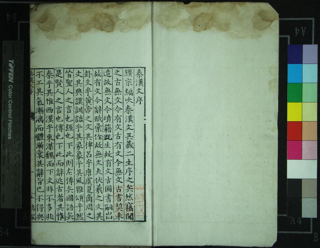 《秦漢文四卷》作者：(明嘉靖)明胡纘宗編次、明姚文清校勘、明趙一中校刊  刻本  PDF下载-汉笺公版书