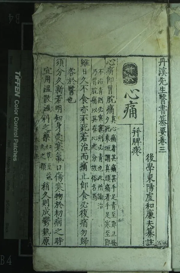 《丹溪先生醫書纂要八卷丹溪先生治法心要八卷》作者：(明)元朱震亨撰、明盧和纂註并輯  刻本  PDF下载-汉笺公版书