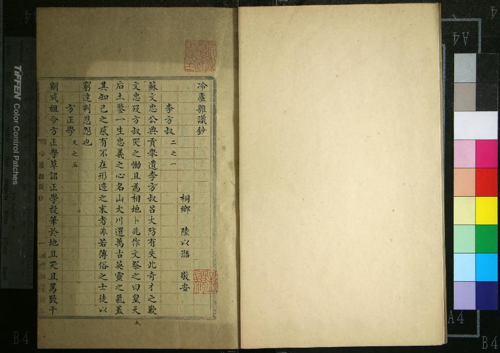 《冷廬雜識鈔一卷》作者：(清)清陸以湉撰  抄本  PDF下载-汉笺公版书