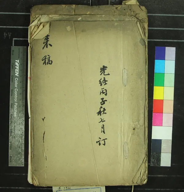 《大墩徐氏譜不分卷》作者：(清光緒)  稿本  PDF下载-汉笺公版书