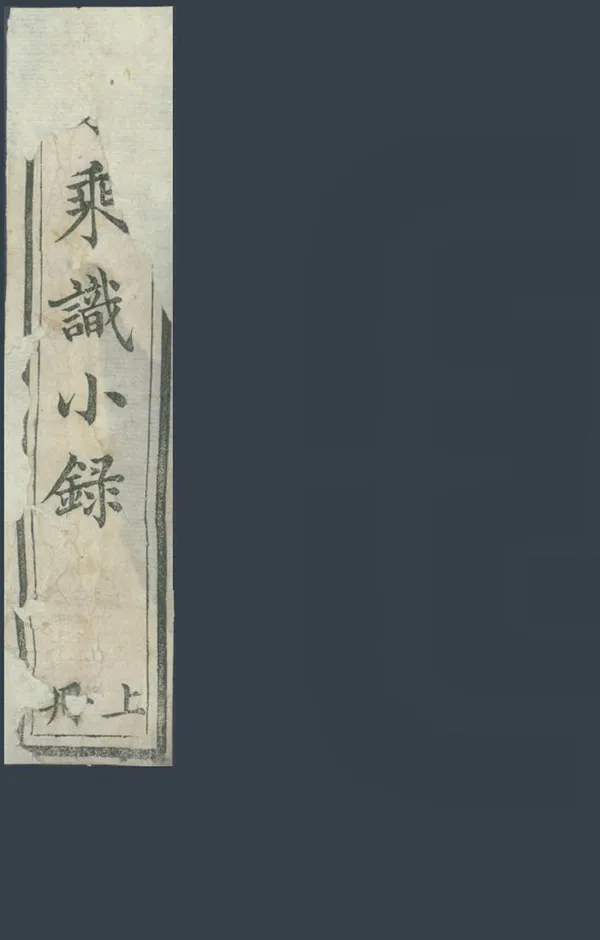 《豫乘識小錄》编撰：朱云锦 清同治12年[1873] PDF下载-汉笺公版书