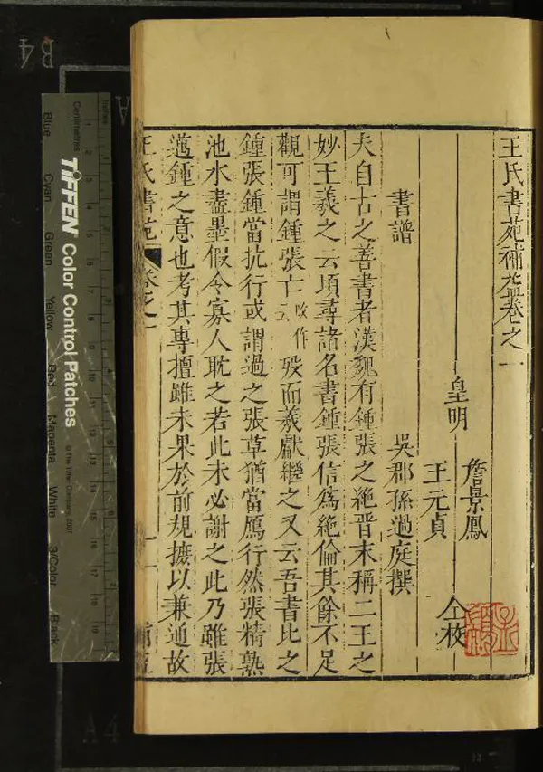 《王氏書苑十卷》作者：(明萬曆)明王世貞輯；補益十卷、明詹景鳳編  刻本  PDF下载-汉笺公版书