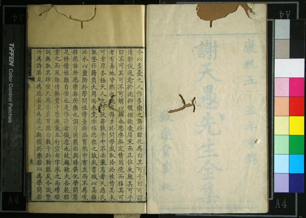 《天愚先生詩集六卷文集八卷詩鈔八卷文鈔八卷別集四卷》作者：(清康熙)明謝泰宗著  刻本  PDF下载-汉笺公版书