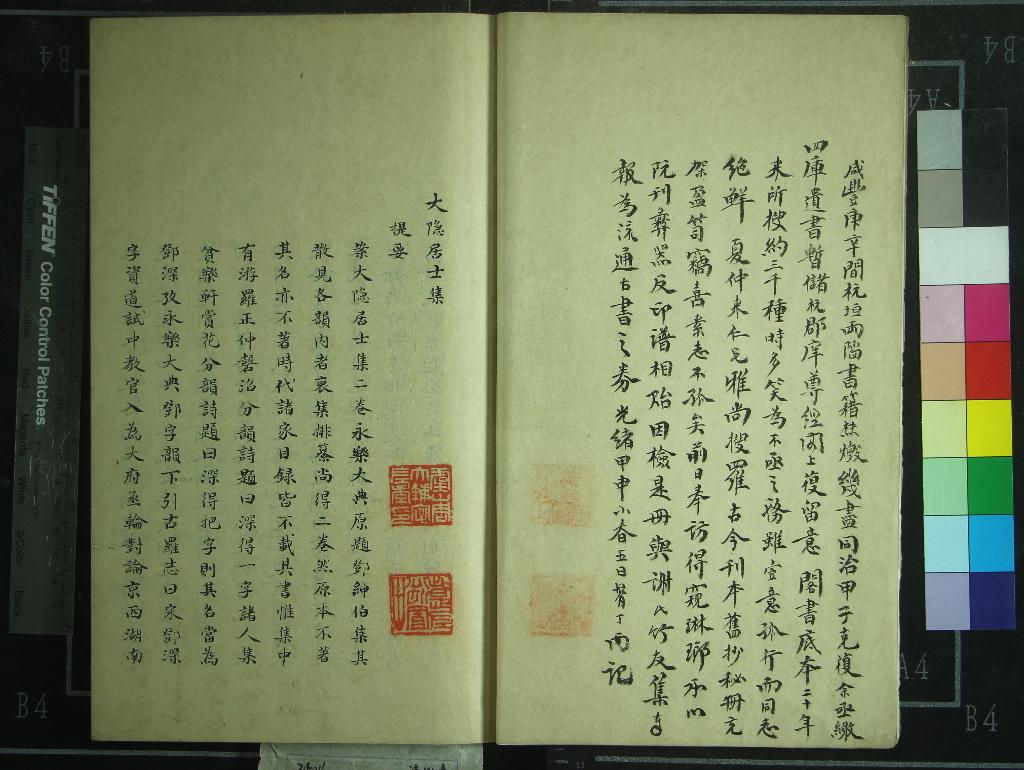 《大隱居士集二卷》作者：(清)宋鄧深撰  抄本  PDF下载-汉笺公版书