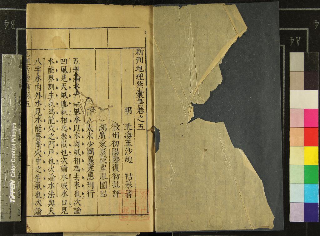 《新刊地理紫囊書八卷》作者：(明萬曆)明趙祜纂著、明鄭復初批評、明戴聖胤、圈點、明龔堯惠刊行  刻本  PDF下载-汉笺公版书