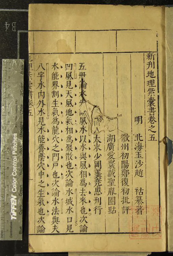 《新刊地理紫囊書八卷》作者：(明萬曆)明趙祜纂著、明鄭復初批評、明戴聖胤、圈點、明龔堯惠刊行  刻本  PDF下载-汉笺公版书