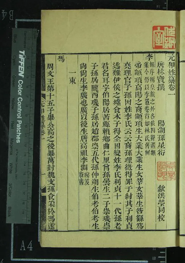 《元和姓纂十卷》作者：(清嘉慶)唐林寶撰、清孫星衍、洪瑩校  刻本  PDF下载-汉笺公版书