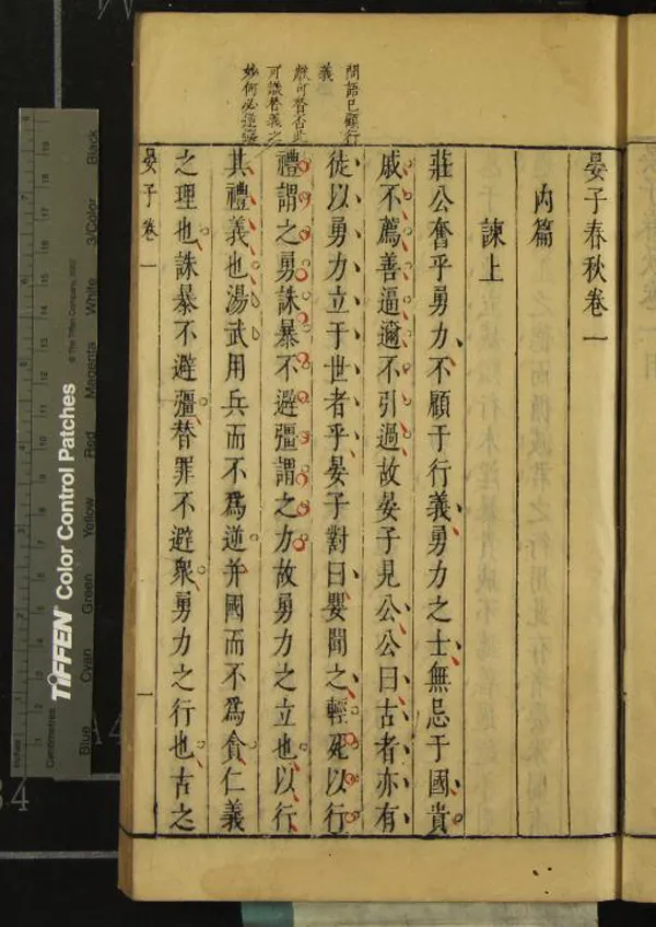 《合諸名家批點諸子全書（存一種）》作者：(明天啟)  刻本  PDF下载-汉笺公版书