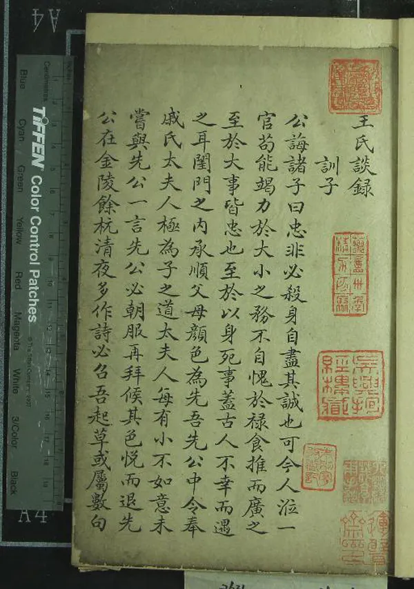 《王氏談錄一卷》作者：(清)宋王洙撰  抄本  PDF下载-汉笺公版书