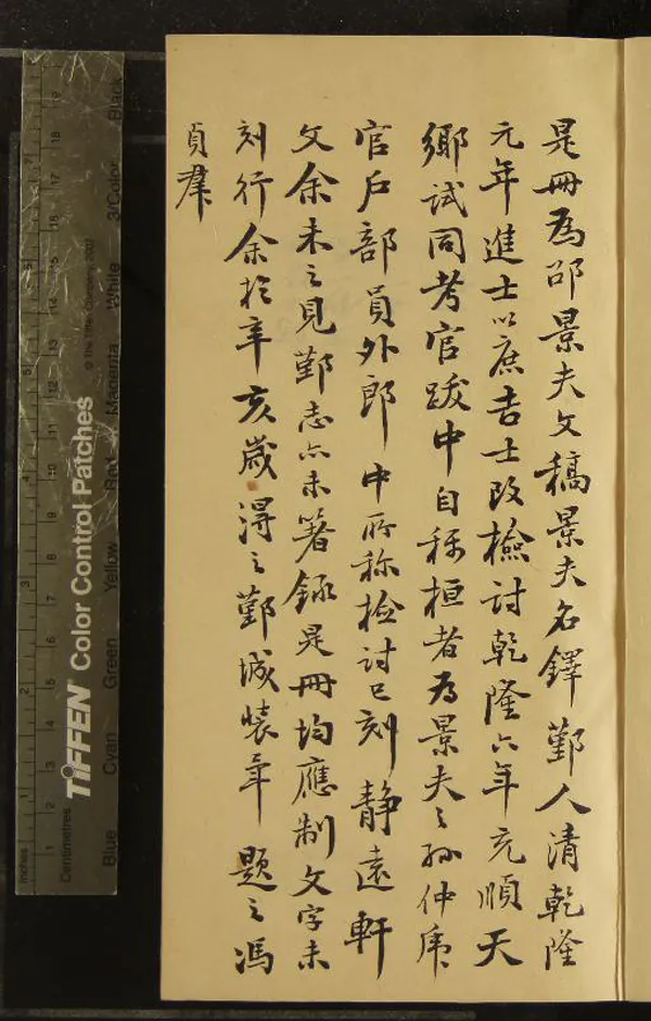 《邵景夫文稿不分卷》作者：()清邵鐸撰  稿本  PDF下载-汉笺公版书