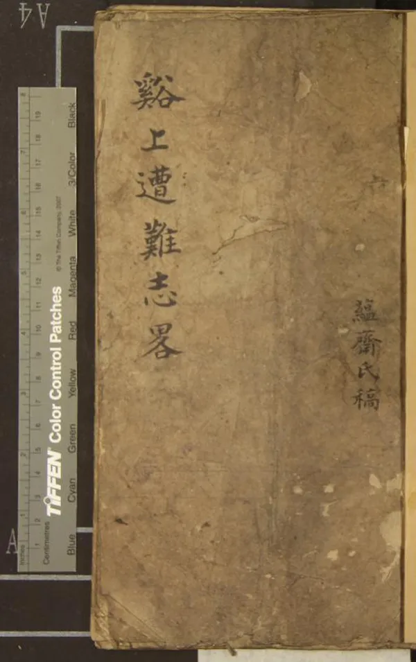 《溪上遭難志略一卷》作者：(清同治)清應文炳譔  稿本  PDF下载-汉笺公版书