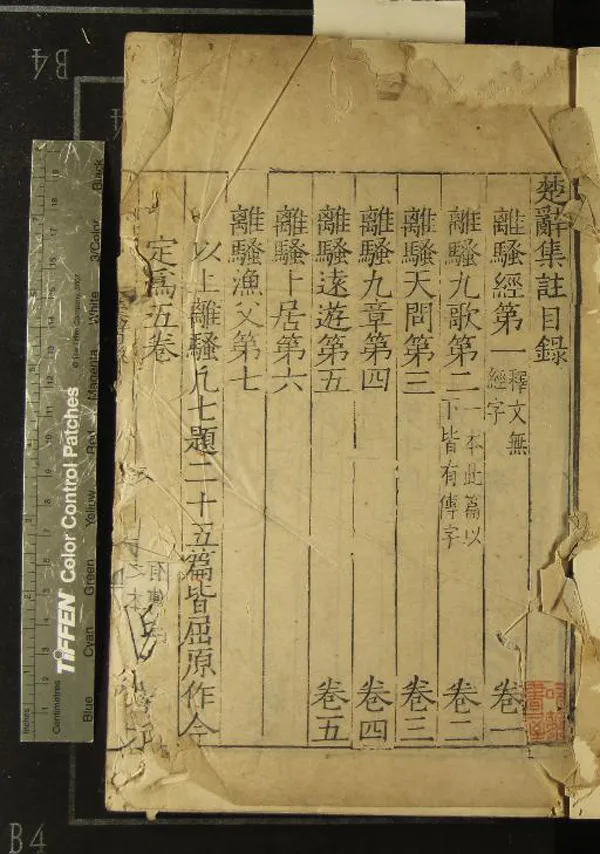 《楚辭集註八卷辯證二卷後語六卷》作者：(明嘉靖)宋朱熹撰  刻本  PDF下载-汉笺公版书